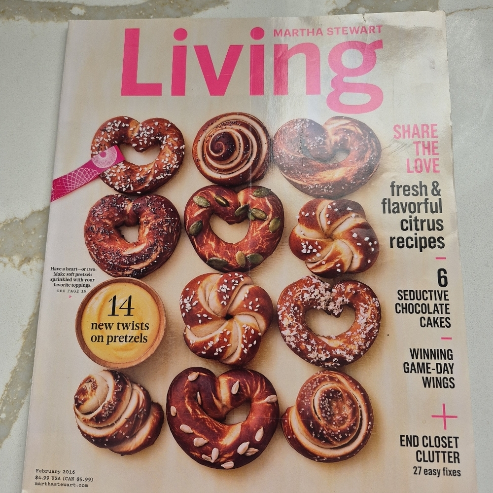 Martha Stewart Living Magazine February 2016